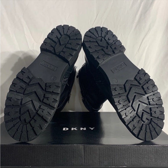 DKNY Silver Black Boots New With Box - Picture 6 of 6